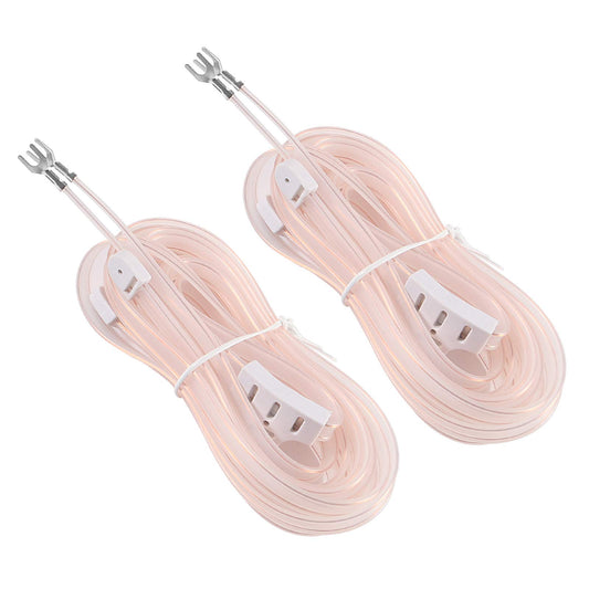 ALMOCN 2 Pack 300 Ohm FM Antenna T Shape Dipole Radio Ant with Spade Terminal for Indoor Digital HD Radio Table Top FM Radio Home Stereo Receiver AV