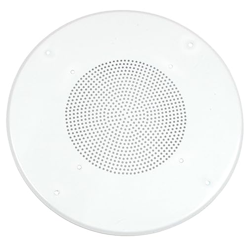 Parts Express White Round Commercial Ceiling Speaker Grill for 8" Speaker (13" Total Diameter)