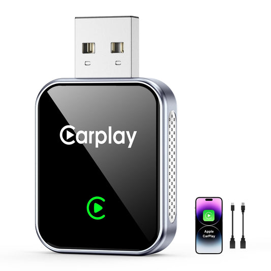 ROLRAFIC Wireless CarPlay Adapter for iPhone, CarPlay Dongle Converts Wired to Wireless Carplay, Plug & Play Mini Size CarPlay Adapter Compatible