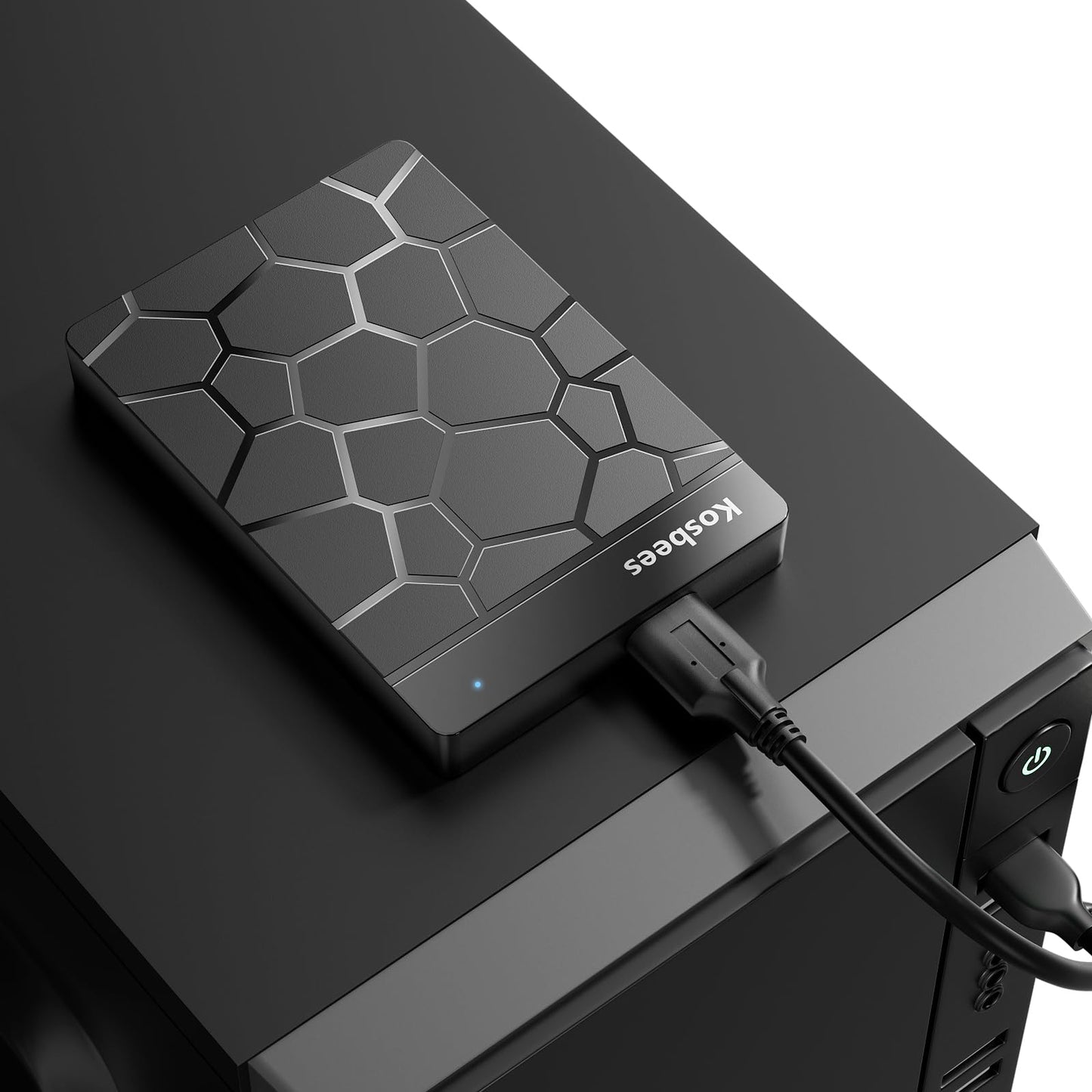 Kosbees 500 GB External Hard Drives,Portable Hard Drive for Windows,Ultra Slim External HDD Store Compatible with PC, MAC,Laptop,PS4, Xbox one, Xbox