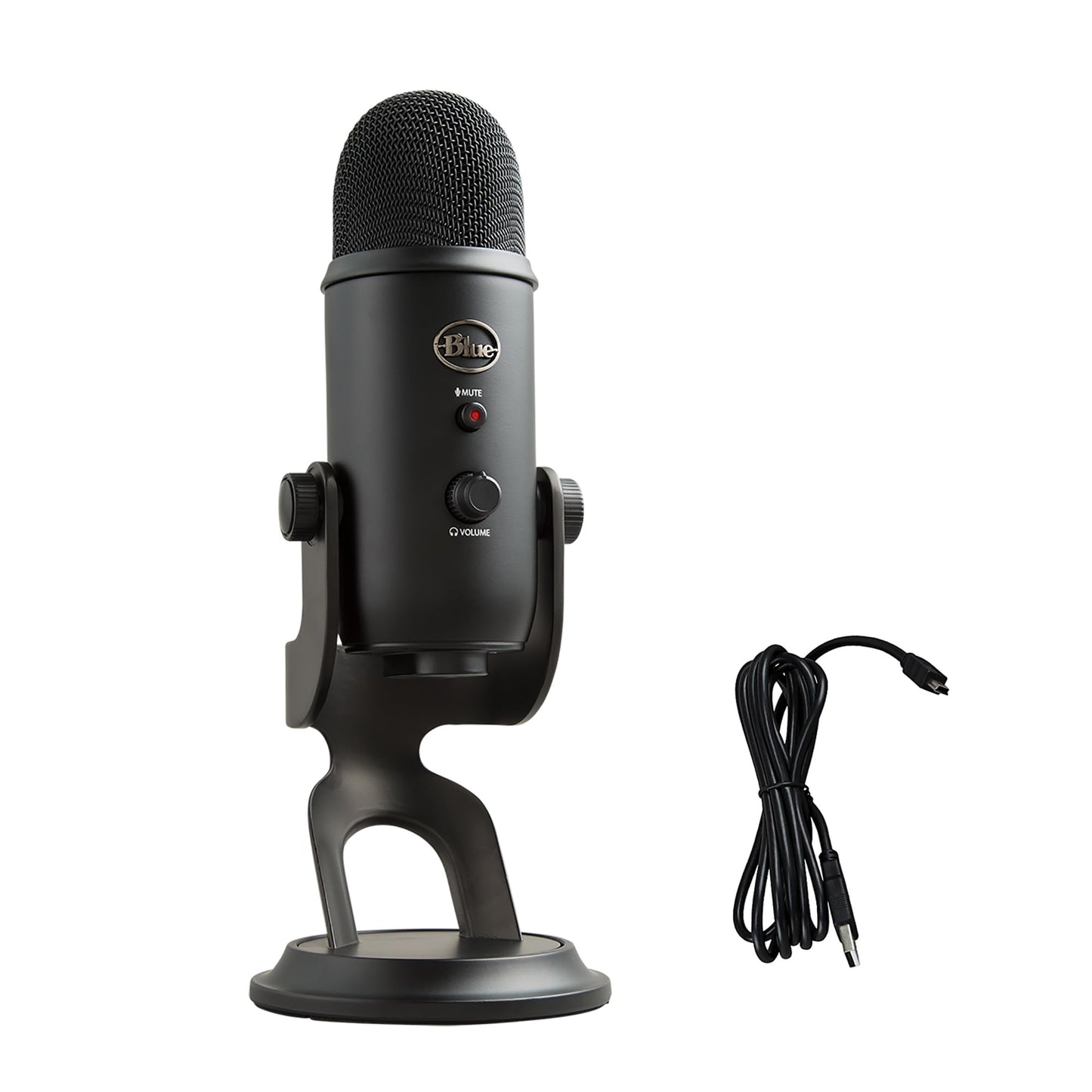Logitech Creators Blue Yeti USB Microphone for PC, Mac, Gaming, Recording, Streaming, Podcasting, Studio and Computer Condenser Mic with Blue VO!CE
