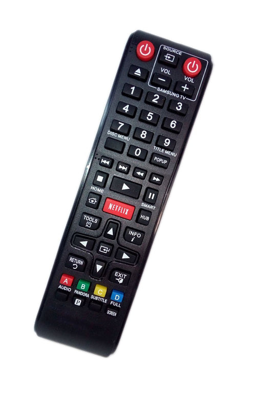 Replaced Remote Control Compatible for Samsung BD-EM57/ZA AK59-00141A BDEM59C BDF7500/ZA BDES6000 BD Blu-Ray DVD Disc Player