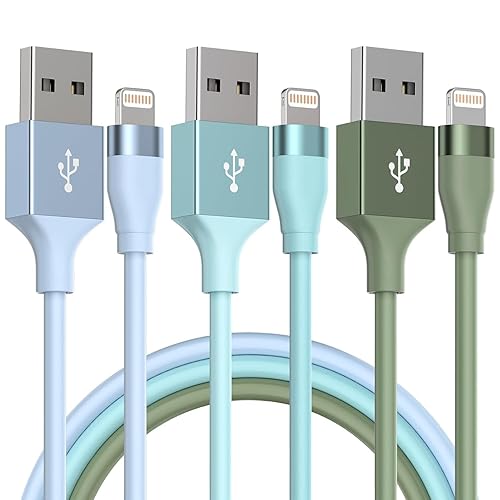 Bkayp iPhone Charger MFi Certified 3Pack 10 FT Fast Charging Lightning Cable iPhone Charger Cord Compatible with iPhone 14 13 12 11 Pro Max XR XS X 8…