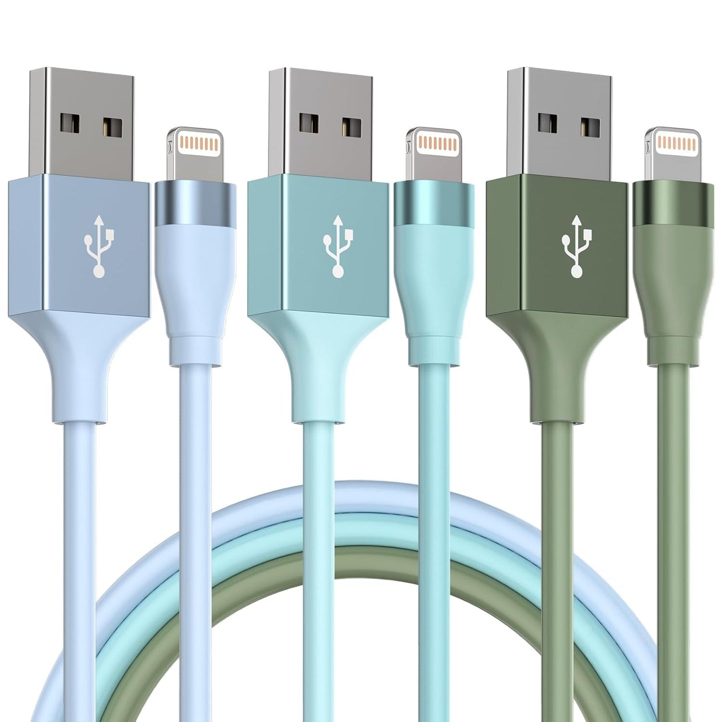 Bkayp iPhone Charger MFi Certified 3Pack 10 FT Fast Charging Lightning Cable iPhone Charger Cord Compatible with iPhone 14 13 12 11 Pro Max XR XS X 8…