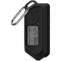 Geiomoo Silicone Case for Flipper Zero, Soft Flexible Scratch Resistant Protective Cover with Carabiner (Black)