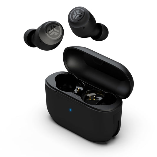 JLab Go Air Pop+ True Wireless Earbuds, in Ear Headphones, Bluetooth Earphones, 35H Playtime Ear Buds, Bluetooth Earbuds with Microphone, USB-C