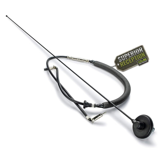 DV8 Offroad Full Size Car Antenna Compatible with Jeep Wrangler TJ (1997-2006) - 31 Inch Fiberglass Radio Antenna Mast - High Reception AM/FM Trail