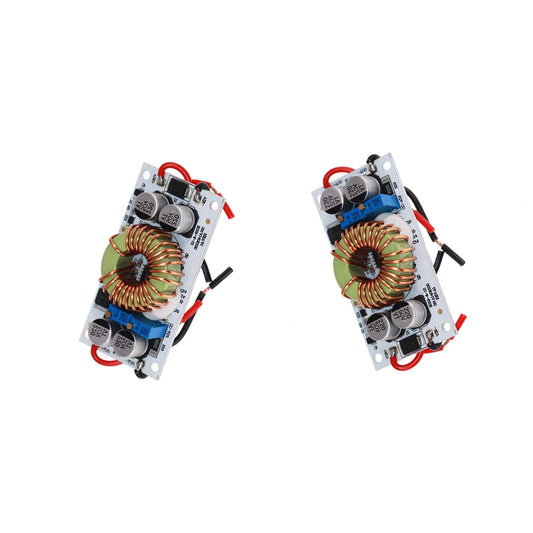 2 Packs 250W DC-DC Boost Converter Module - 10-40V to 10-50V Adjustable, 6A 150kHz Constant Voltage/Current Power Module