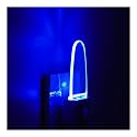 GREENIC Blue Motion Sensor Night Light Plug in 2 Pack, 0.5W LED Motion Detector Night Light Lamp, Automatic Motion Activated Nightlights for Modern