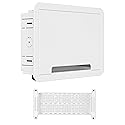 Legrand - OnQ 9" In-Wall Media Box For Device & Cable Management - Structured Wiring Enclosure With Customizable Knockouts - Includes Removable