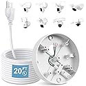 Plug-in Mount for Ring Floodlight Cam Wired Plus/Pro, Ring Smart Lighting Floodlight, Blink Wired Floodlight Cameras, Wyze Floodlight Camera V2/Pro