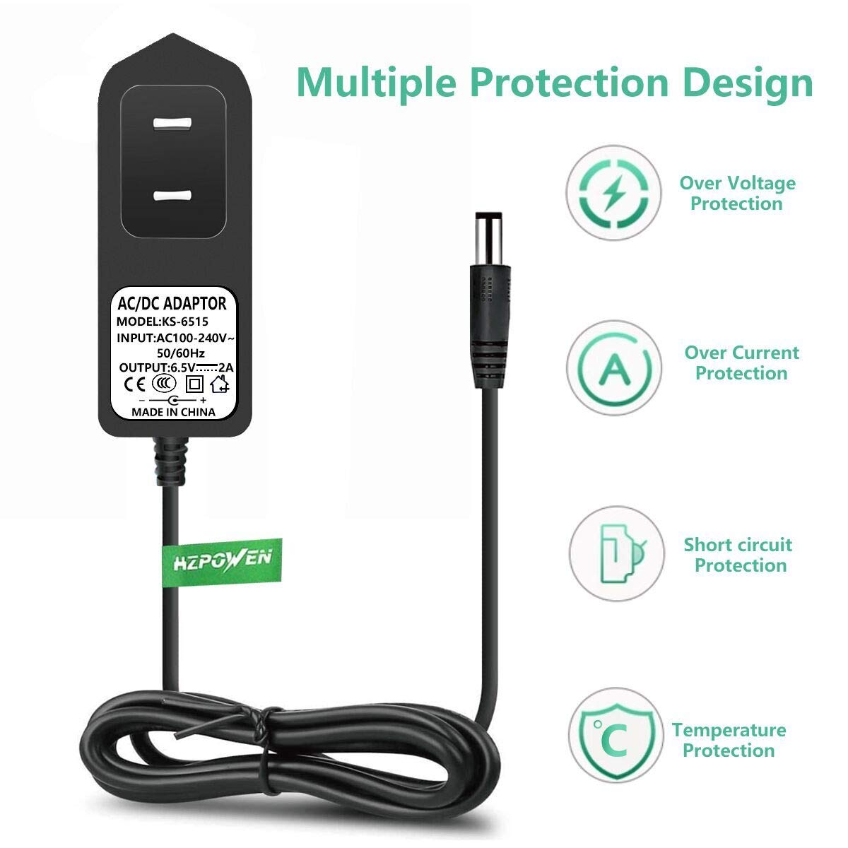 New AC/DC Adapter Replacement for Blackstar Fly 3 Bass Amplifier Fly3 & Fly 103 Guitar Bluetooth Speaker PSU1FLY PSU-1 SW10-06501500-W Balance 9.0e 9E