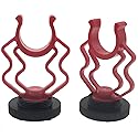 SYCZIOHU 2 PCS Microphone Shock Mount Holder Red Bracket Shockmount for External Video Mic with 1/4'' Screw Female Mount for Making Vlog and Video