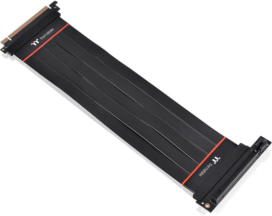 Thermaltake TT Premium PCI-E 4.0 High Speed Flexible Extender Riser Cable 300mm with 90 Degree Adapter AC-058-CO1OTN-C2 (ONLY Work Core P6 Case)