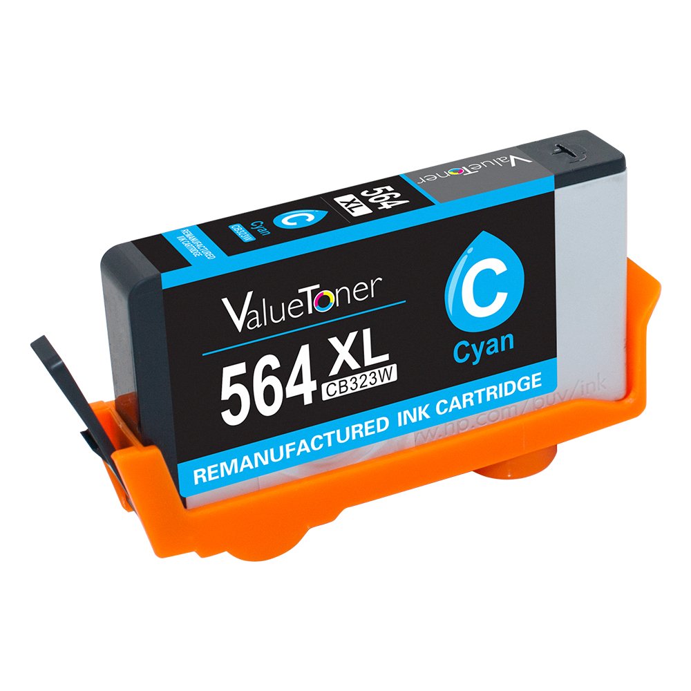 Valuetoner Remanufactured Ink Cartridges for 564 564XL (Black, Cyan, Magenta, Yellow, Photo Black) 5 Pack for Officejet 4620, Photosmart 7510 5520