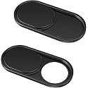 CloudValley Webcam Cover Slide[2-Pack], 0.023 Inch Ultra-Thin Metal Web Camera Cover for Macbook Pro, iMac, Laptop, PC, iPad Pro, iPhone 8/7/6 Plus