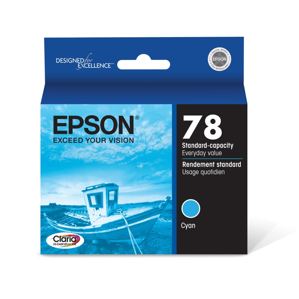 Epson America T078220 Claria Hi Def Ink Cyan