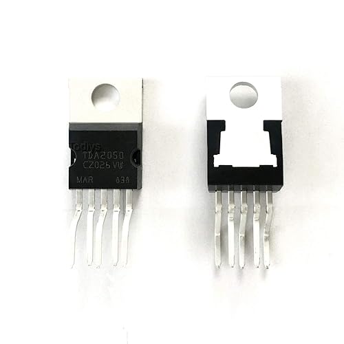Todiys New 20Pcs for TDA2050 TDA2050A TDA2050AV TO-220-5 Hi-Fi Audio Power Amplifier IC TDA2050V