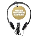 SuperEar Premium - Small Replacement Lightweight Headphones,Small, Portable and Comfortable Wired Headphones, Ideal for Pocket Talker Device and Sound