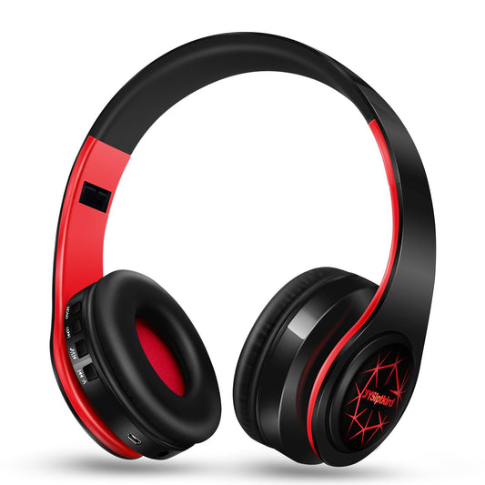 Bluetooth Headphones, Chat- Comfortable Over Ear Stereo Headphones,7 Breathing Led Lights up, Wireless Headset for Adult Teen Kid