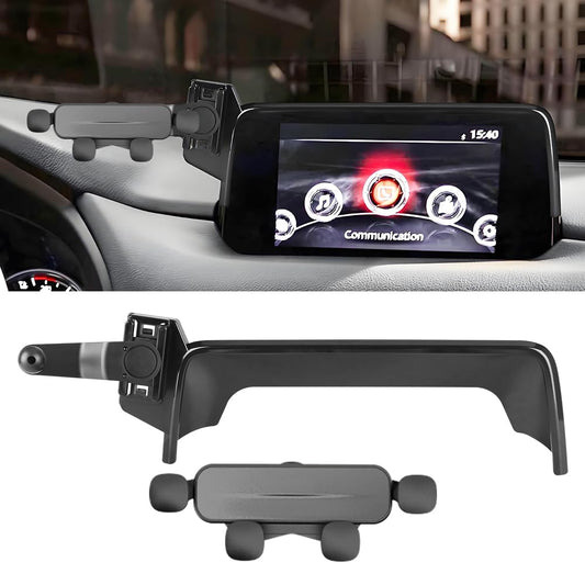 LUNQIN Car Phone Holder Mount for Mazda CX-5 2017 2018 2019 2020?7-inch Screen? Auto Accessories Navigation Screen Bracket Interior Decoration Mobile