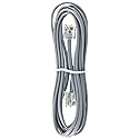 NAC Wire and Cables 7Ft RJ11 (4C) Modular Telephone Cable Straight
