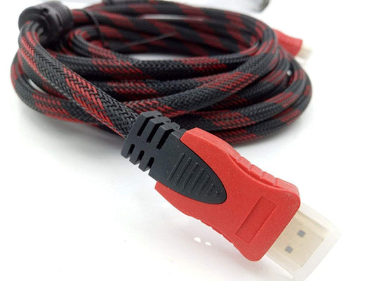 CableVantage HDMI Cable V1.4 Ultra-High Speed Supports Ethernet Audio Return (ARC), Bandwidth up to 18Gbps, 3D HD 1080p Ready, Braided Nylon Cable