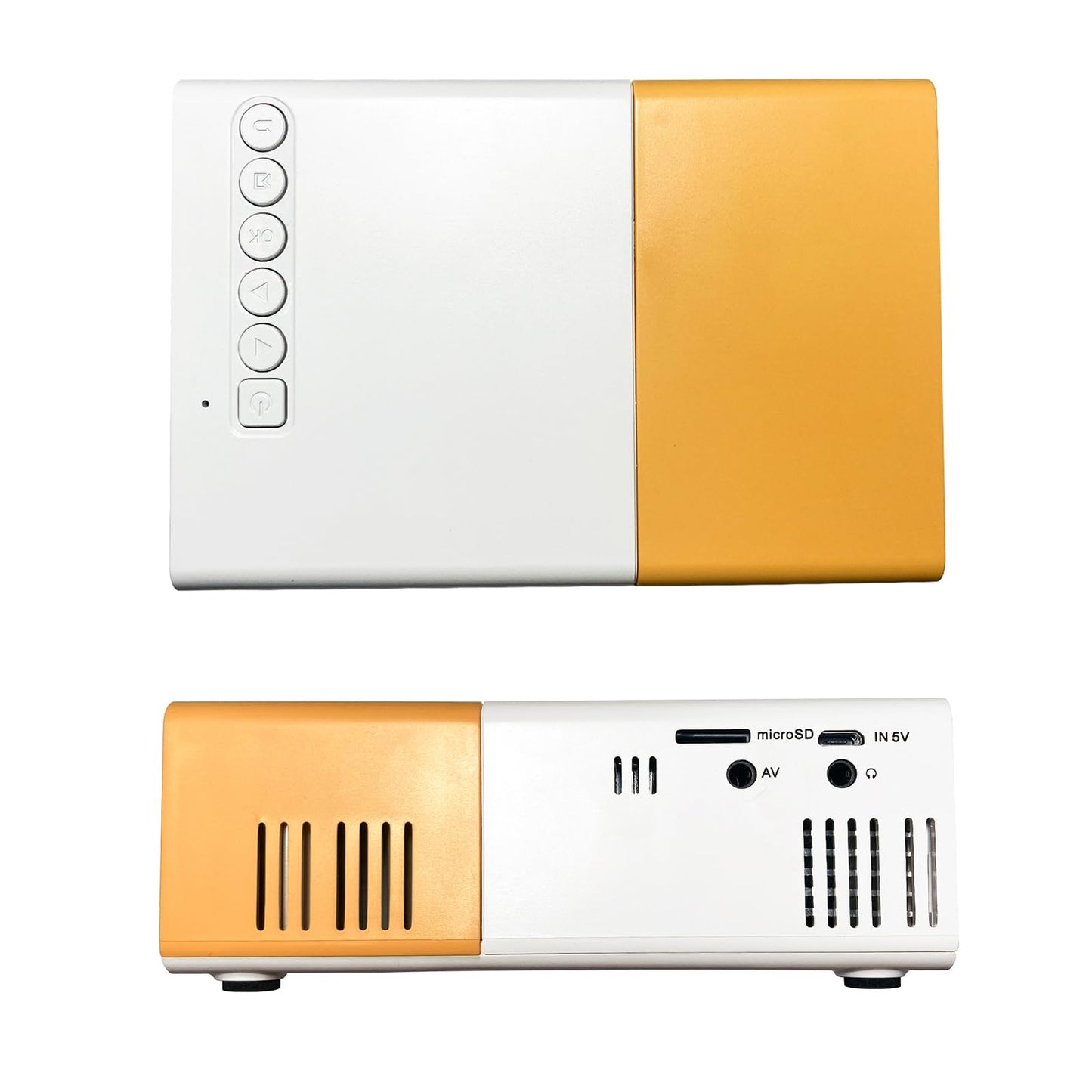 Portable mini projectors LED micro projector 1080P home party meeting theater projector Screen Mirroring Connect phones?Newest upgraded version ?