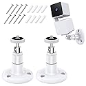 FastSnail Wall Mount Compatible with Wyze Cam Pan V3 & Wyze Cam V4/V3 & Wyze Cam Outdoor/Indoor, 360 Degree Swivel Adjustable Bracket for Wyze Cam