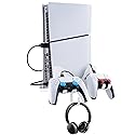 Wabracket All -In -One With 11 Accessories Wall Mount Kit for PS5 Slim?PS5 Pro Console, Compatiable with PS5 Pro/PS5 Slim Disc &Digital Version.With