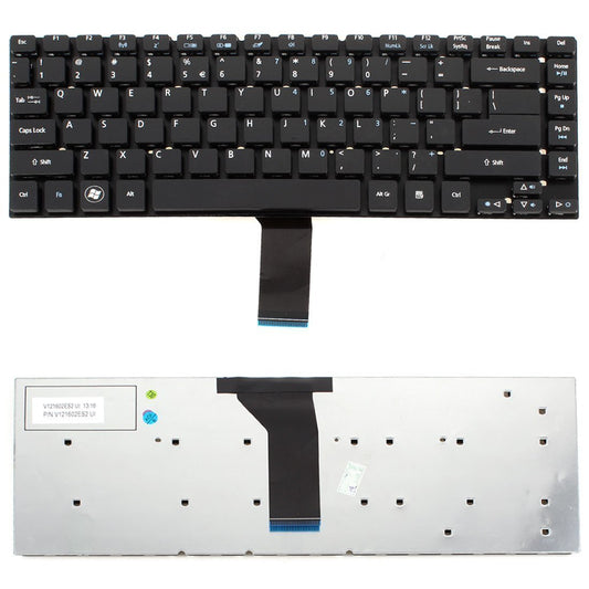 New Laptop Keyboard (Without Frame) Replacement for Acer Aspire ES1-411 ES1-431 Gateway NE NE511 US Layout Black Color