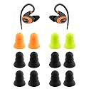 NANLANFAN Replacement Triple Flange Ear Tips for ISOtunes PRO/PRO Aware/Sport Advance BT/Wired/Xtra 2.0 Earbuds, Soft Silicone Ear Tips, 6 Pairs