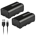 Kastar NP-F570T USB-C Battery 2-Pack Replacement for Sony DCR-TRV5 DCR-TRV510 DCR-TRV520 DCR-TRV525 DCR-TRV58 DCR-TRV620 DCR-TRV7 DCR-TRV720