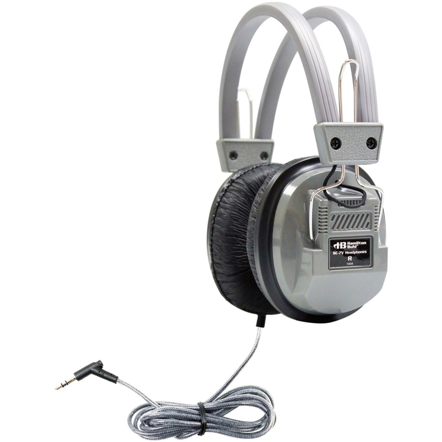 HamiltonBuhl SC‑7V SchoolMate Deluxe Stereo Headphones 50‑Pack - Over‑Ear Design, On‑Earcup Volume Control, Chew‑Resistant Dura‑Cord, Replaceable…