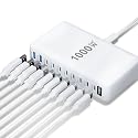 USB C Charger 1000W USB C Charger Block,Upgraded GaN IV 10-Port Charging Station Hub,Travel Essentials 140W Fast Charging Laptop Adapter for MacBook