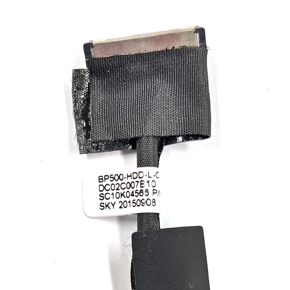 HUANMEFANG New 2.5" HDD Caddy Enclosure Bay Right &Left Side Hard Disk Drive Cable Connector + Sticker for Lenovo Thinkpad P50 P51 Compatible