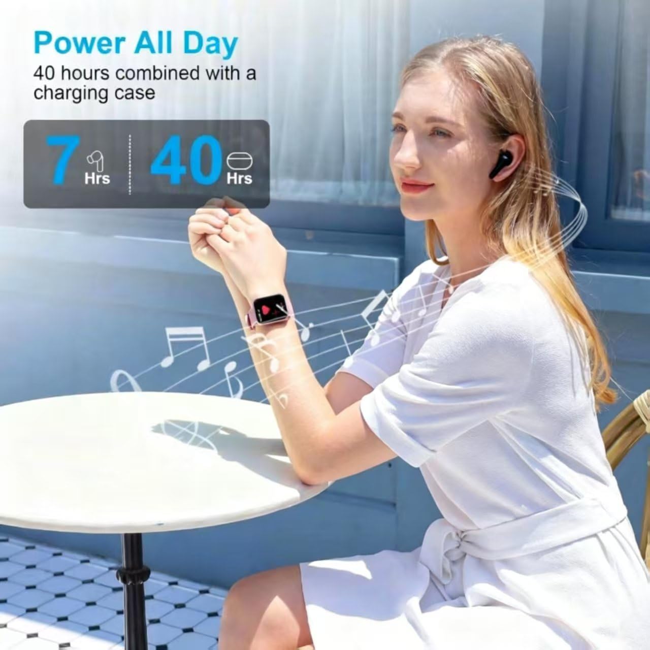 Wireless Earbus for Samsung S26/S25/S24, 5.3 Bluetooth Headphones Ear Buds
