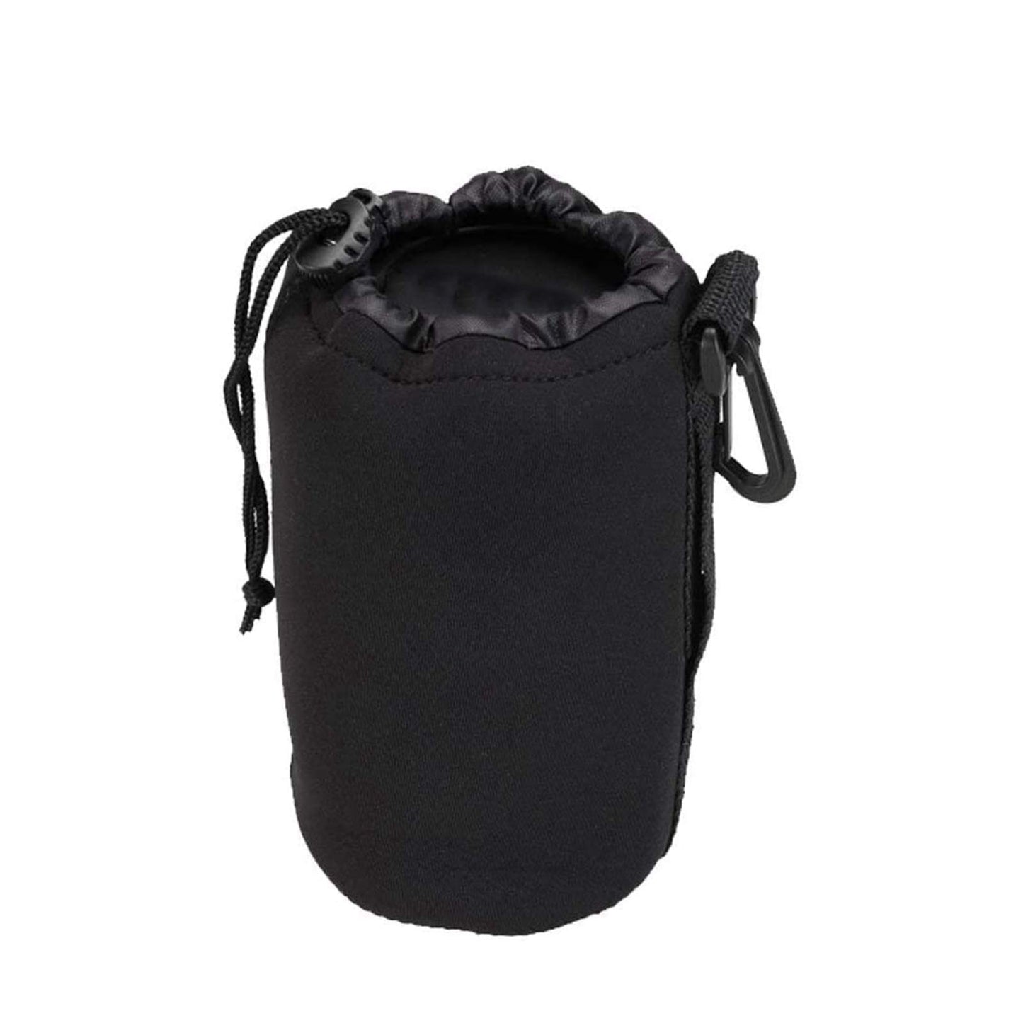 Selens Protective Drawstring Neoprene DSLR Camera Lens Pouch Bag Compatible with Olympus Panasonic, Large Size(Black)