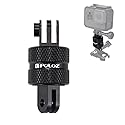 PULUZ 360 Degree Rotation Camera Mount, Metal Swivel Pivot Extension Arm Tripod Mount Adapter Compatible with GoPro 13/12 Black,Hero10/ 9/8/ 7/6/ 5