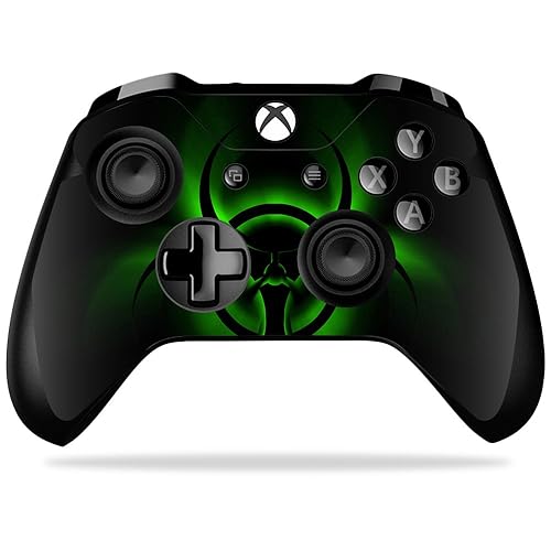 MightySkins Skin Compatible with Microsoft Xbox One X Controller - Bio Glare | Protective, Durable, and Unique Vinyl Decal wrap Cover | Easy to Apply