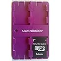 Standard SD Card Holder Credit Card Size Secure Digital Memory Card Case (Purple) Beware of Cheap Chinese Knock Offs!!!