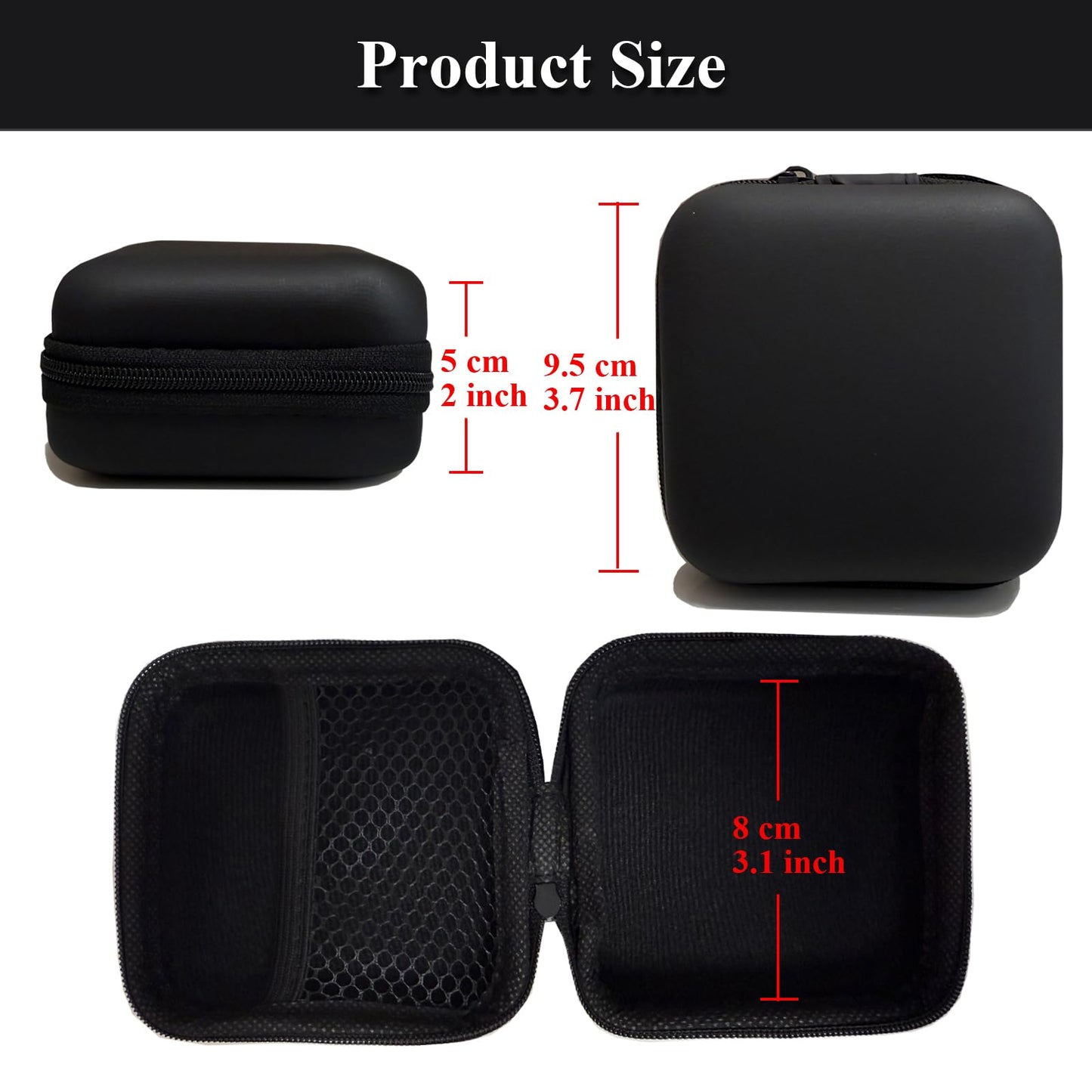 CHIVOLONA Charger Case,Mini Cable Organizer Cases,Pouch Case Bag,Small Charger Organizer,Waterproof Travel Storage Carrying Bag for USB Drives,Power
