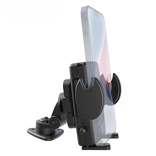 ARKON Mounts - Adhesive Truck & Car Phone Holder | Secure Grip | Versatile Compatibility | Easy Installation | Phone Holder For Car | For iPhone