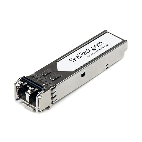 StarTech.com Brocade 10G-SFPP-SR Compatible SFP+ Module - 10GBASE-SR - 10GbE Multimode Fiber MMF Optic Transceiver - 10GE Gigabit Ethernet SFP+ - LC