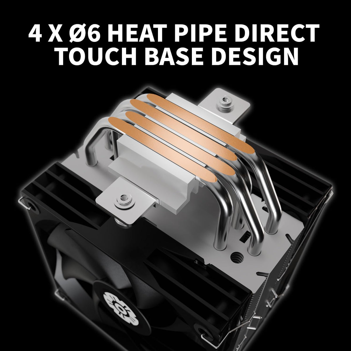 Enermax T41 CPU Air Cooler 157mm Height CPU Air Cooler 4 Heat Pipes with Dual 120mm PWM Fan 250W TDP, for Intel 1851/1700/1200/115X, AMD AM5/AM4