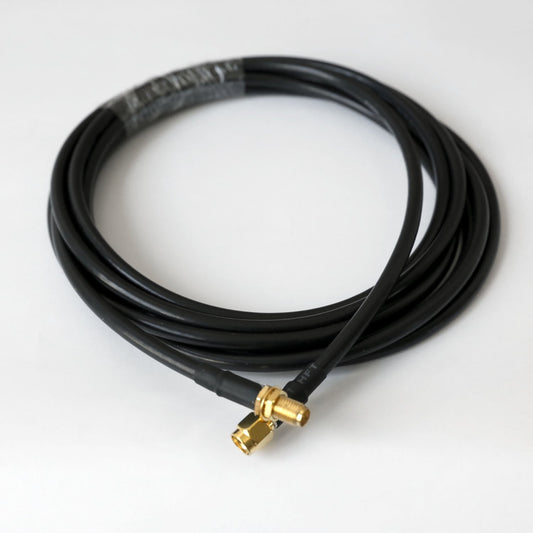 TECHTOO Durable Reverse Polarity RP-SMA Male to Female RF Antenna Pigtail Jumper Adapter Extension Coaxial Cable Pigtail Cable for Network