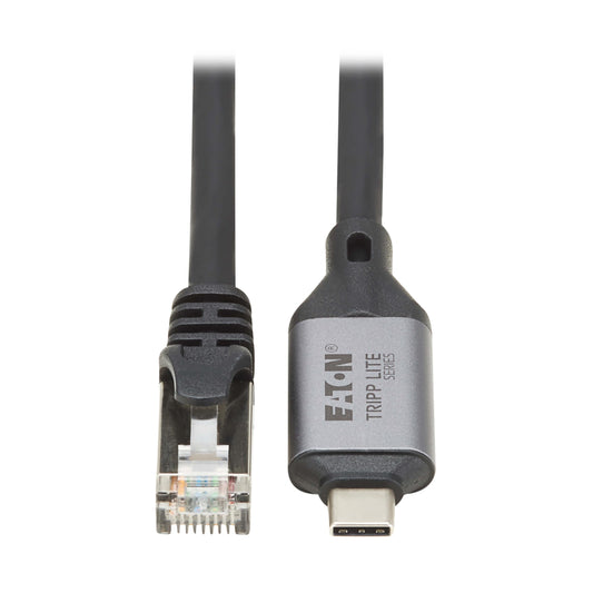 TRIPP LITE Series USB-C to RJ45 Adapter Gigabit Ethernet Cable, Male-to-Male, 3 Meters / 9.8 Feet, USB 3.2 Gen 1 - Windows, MacOS, & Linux Compatible