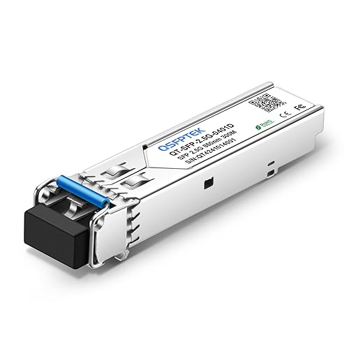 2.5Gbase-SX SFP Module, Gigabit Ethernet Transceiver, SFP 2.5G 850nm 300M for Cisco, Fortinet, Ubiquiti UniFi,Mikrotik, Meraki