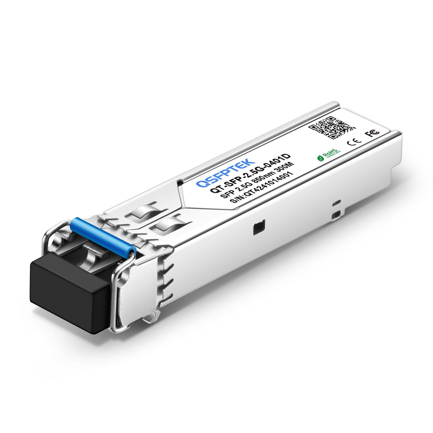2.5Gbase-SX SFP Module, Gigabit Ethernet Transceiver, SFP 2.5G 850nm 300M for Cisco, Fortinet, Ubiquiti UniFi,Mikrotik, Meraki