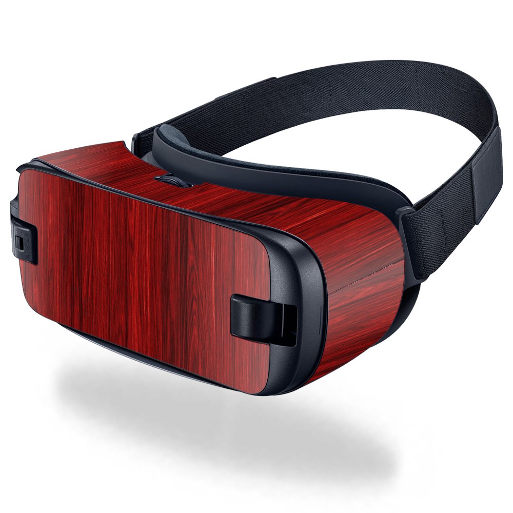 MightySkins Skin Compatible with Samsung Gear VR (2016) wrap Cover Sticker Skins Cherry Grain